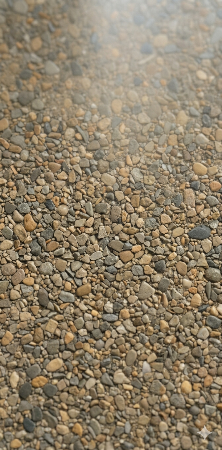 Grind and seal polished concrete surface detail